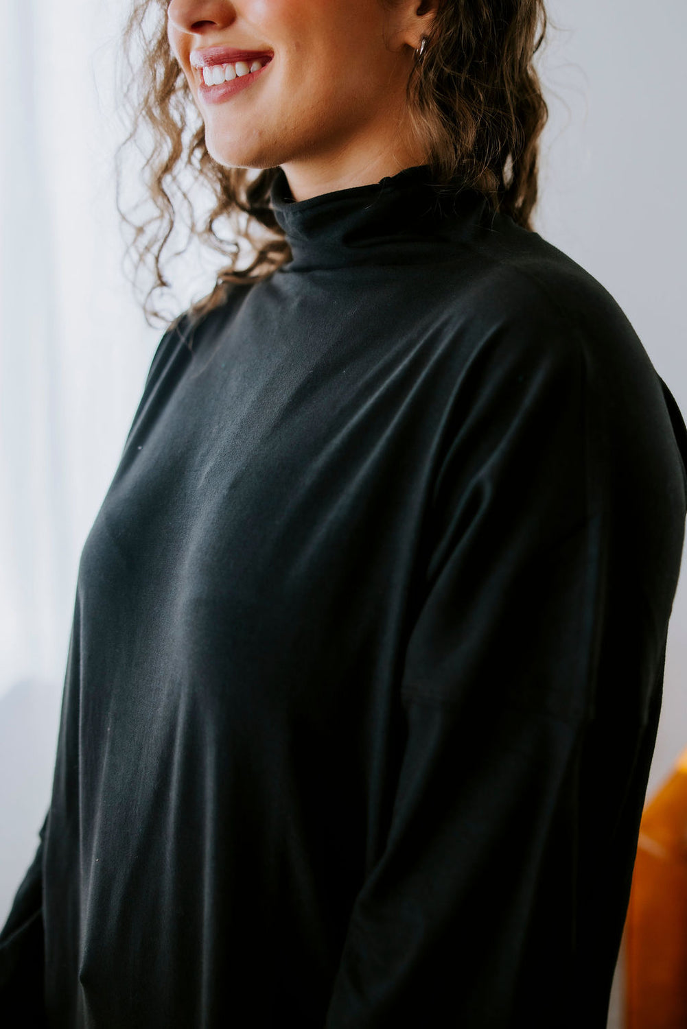 Davey Slouchy Turtleneck Top