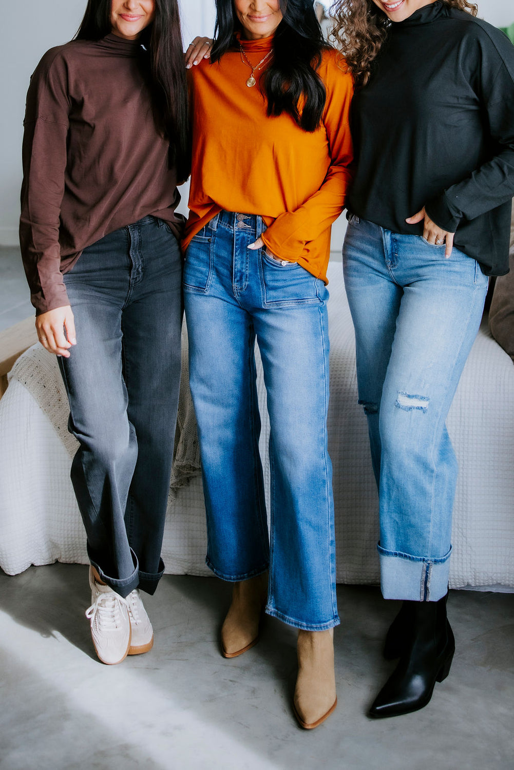 Davey Slouchy Turtleneck Top