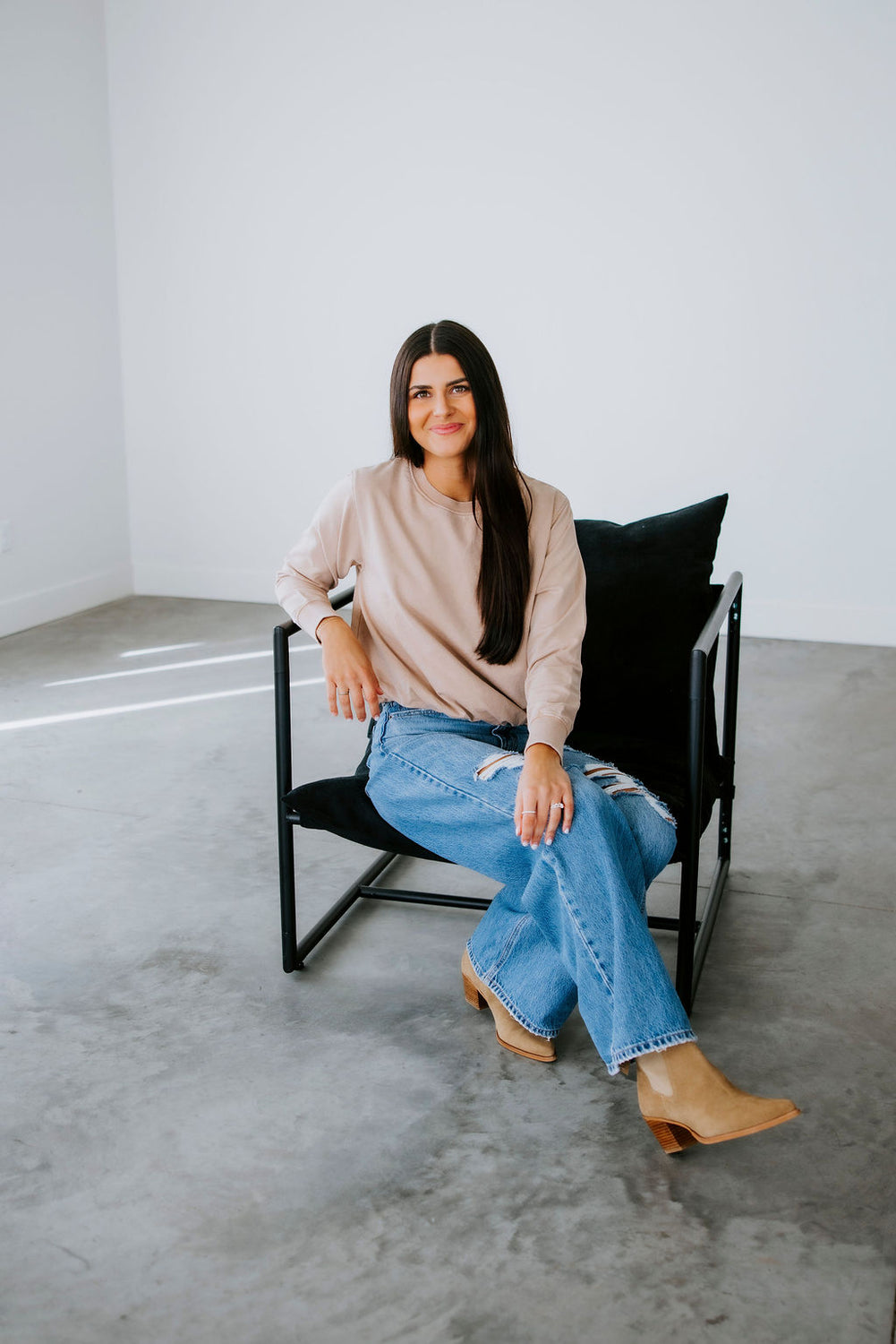 Chantel Bubble Hem Pullover