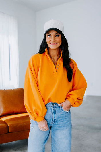 Saydie Collared Sweatshirt