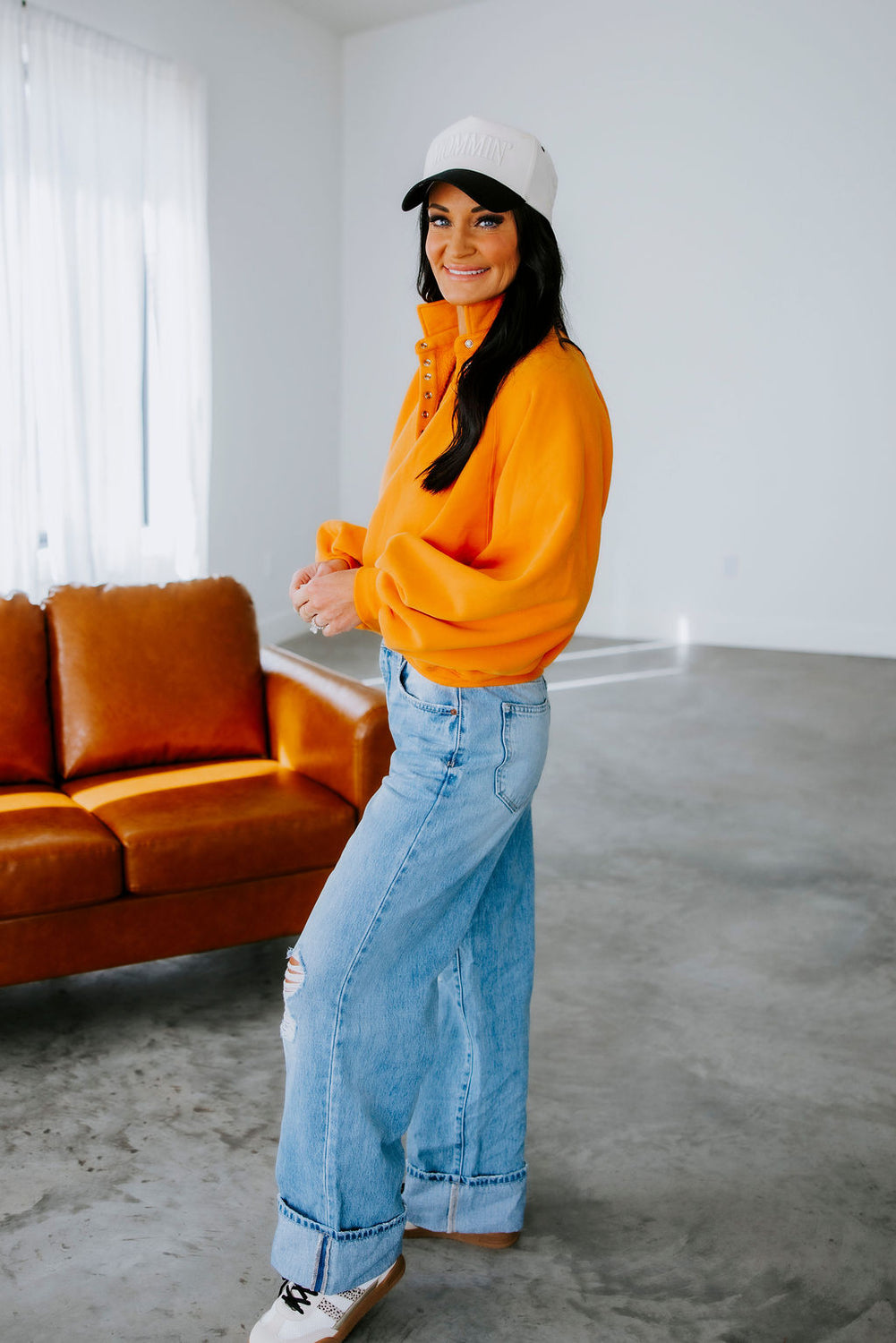 Saydie Collared Sweatshirt