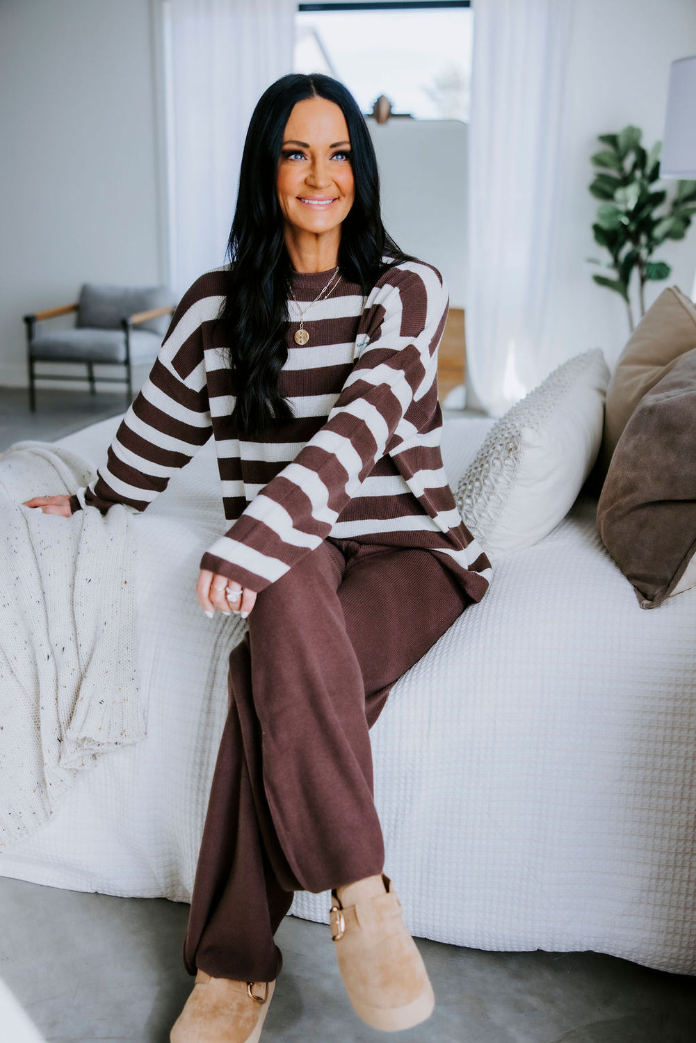 Ashtyn Striped Lounge Set