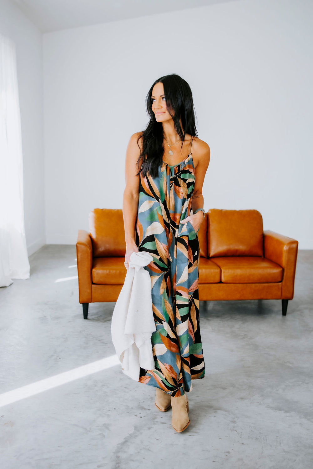 Linden Wide Leg Jumpsuit