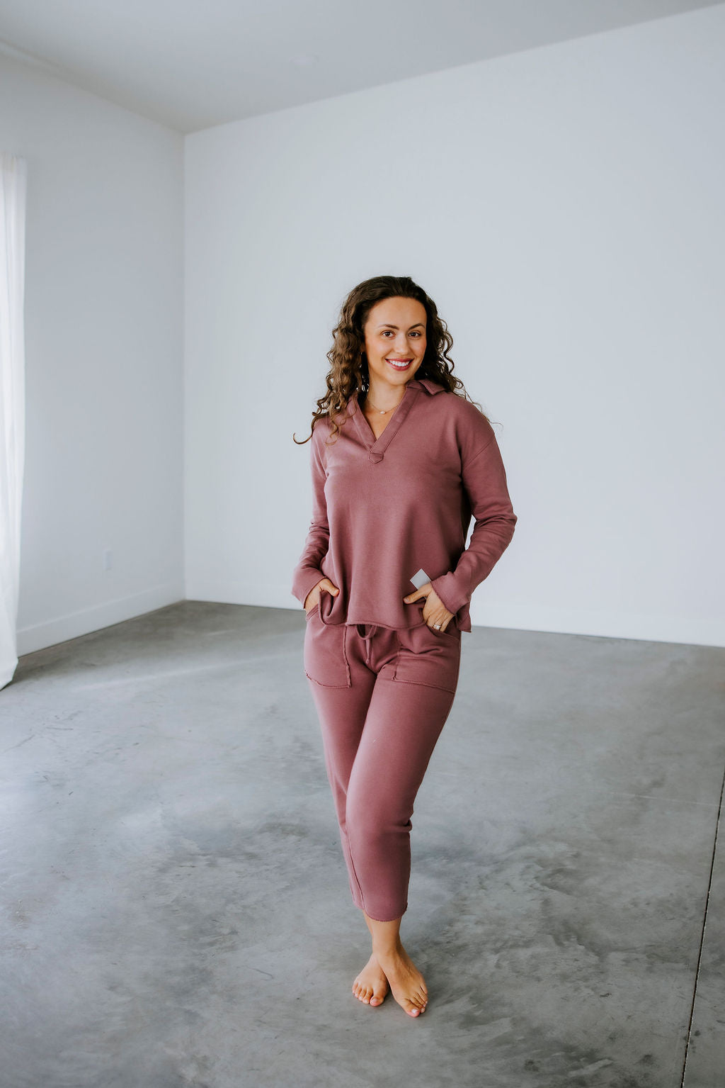 image of Dennie Tapered Lounge Pant