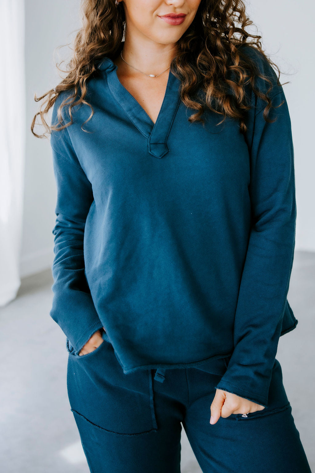 image of Chelie V-Neck Pullover
