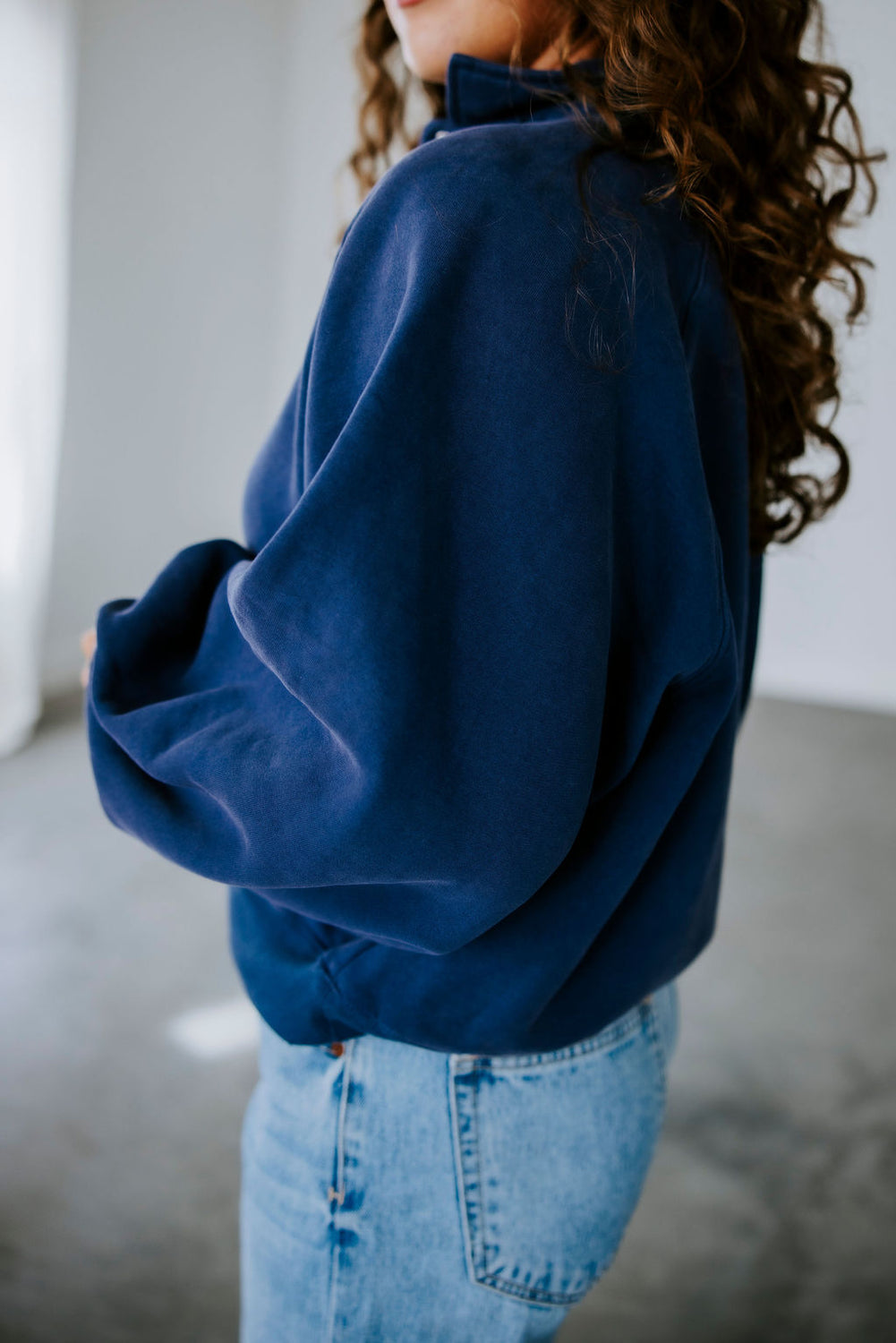 Saydie Collared Sweatshirt