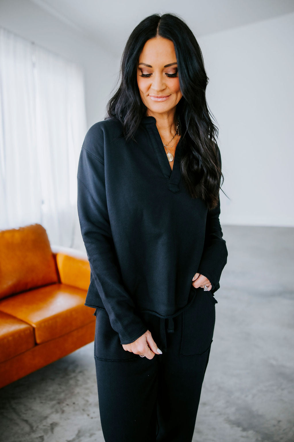 image of Chelie V-Neck Pullover