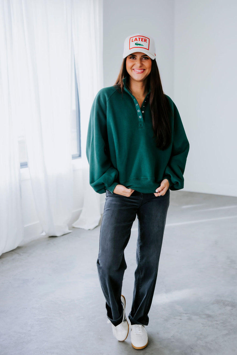 Saydie Collared Sweatshirt