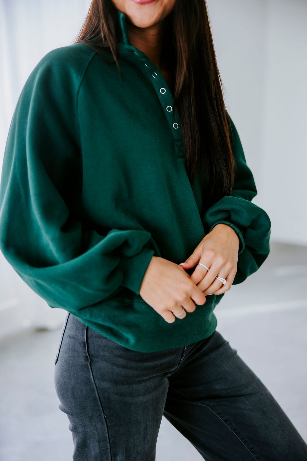 Saydie Collared Sweatshirt