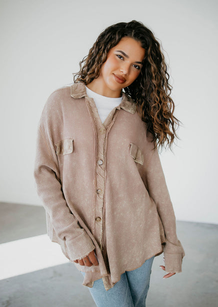 Harlow Oversized Thermal Shacket