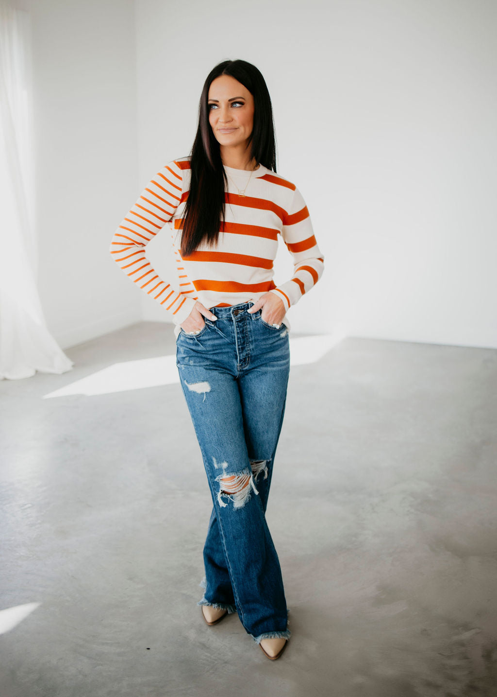 Lyssa Striped Top