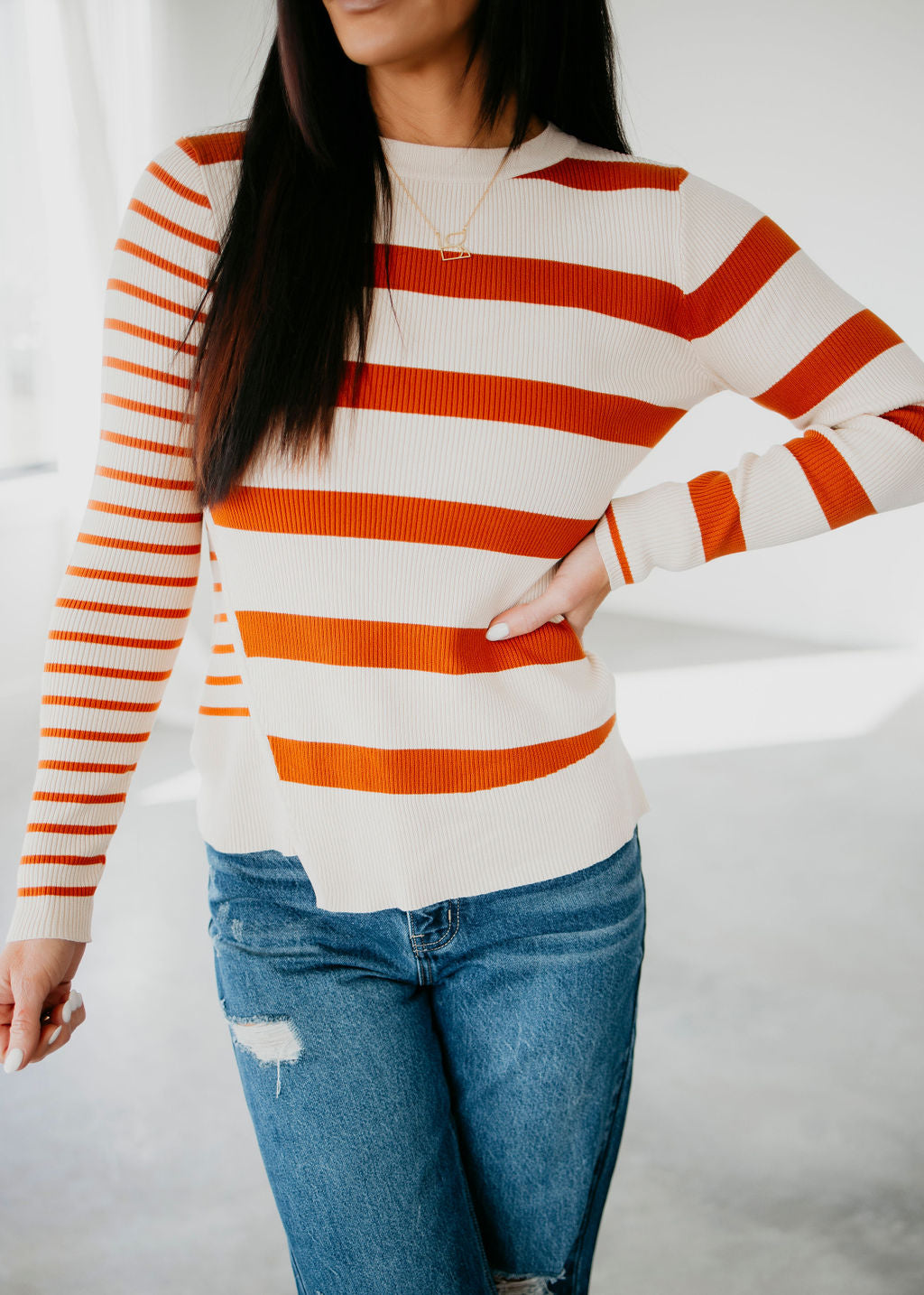 image of Lyssa Striped Top