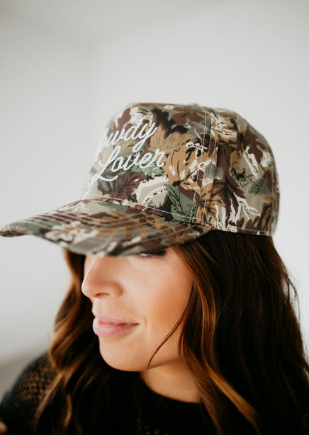 Howdy Lover Camo Trucker Hat