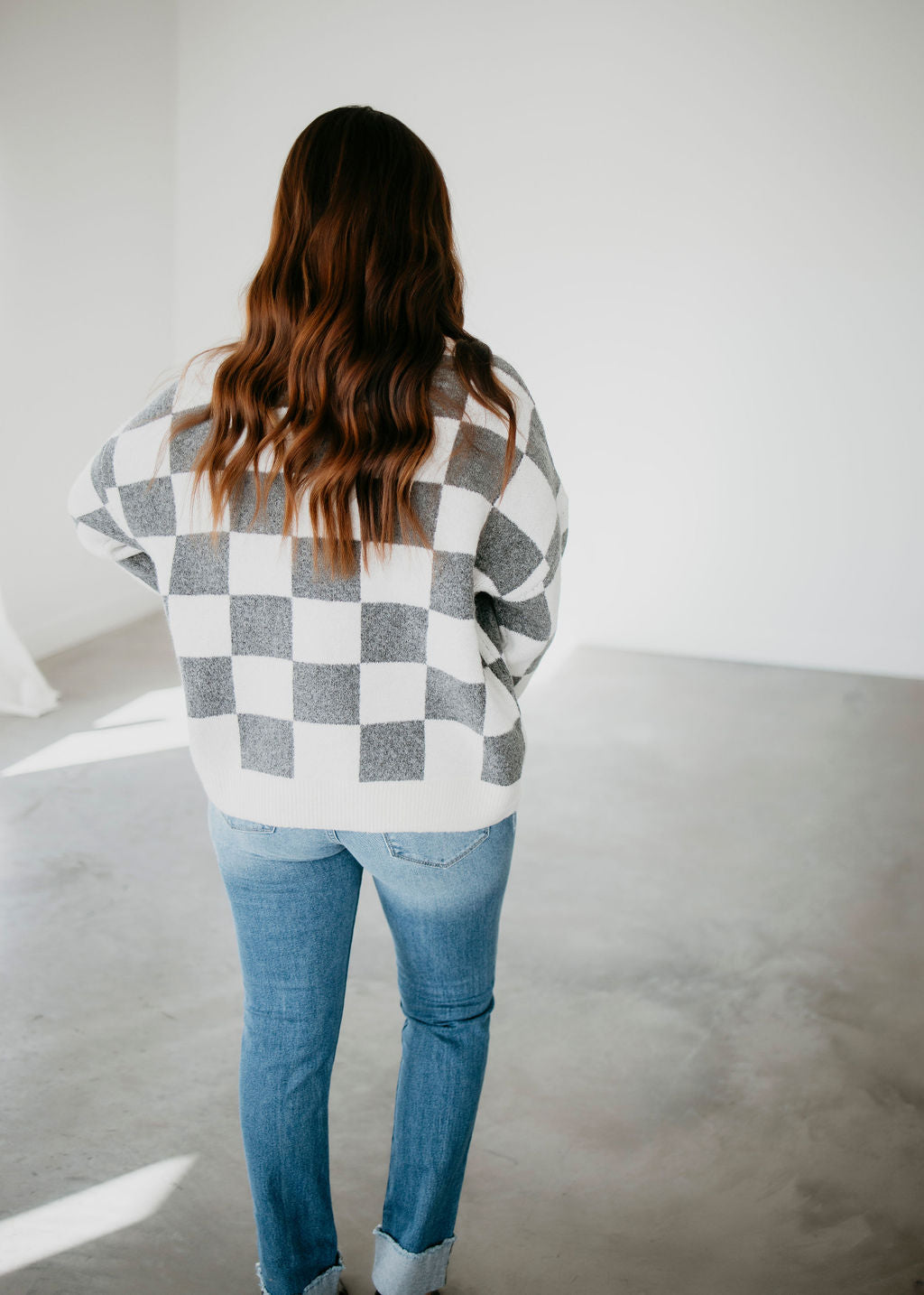 Sevyn Checkered Sweater