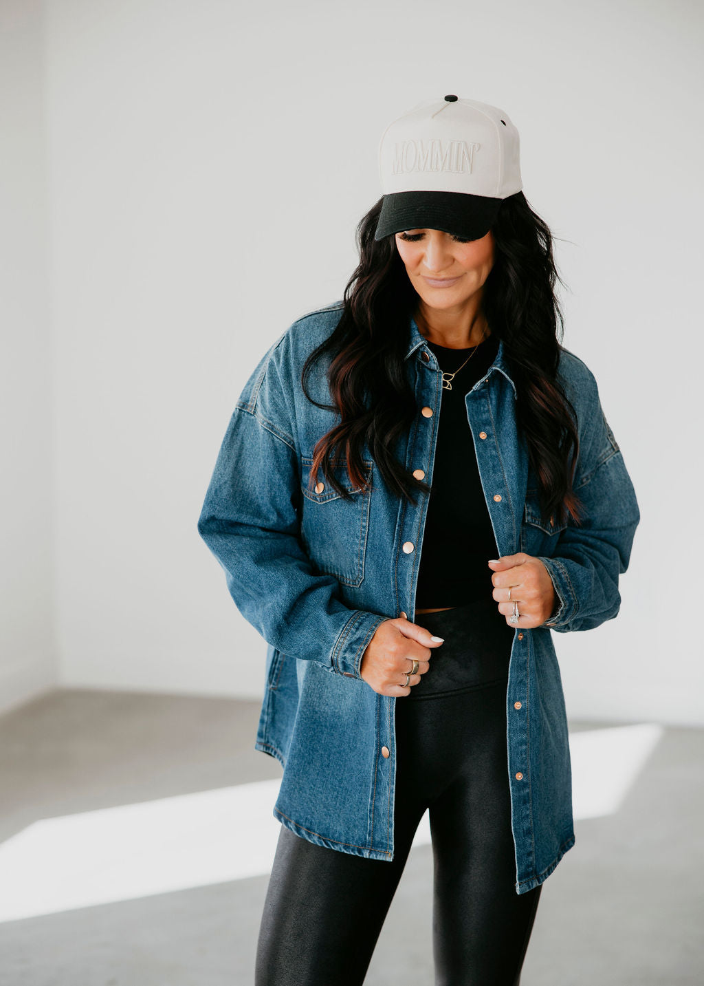 Tati Oversized Denim Shacket