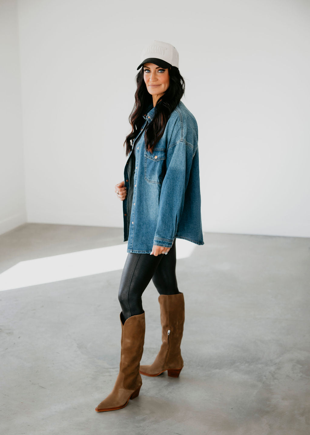 Tati Oversized Denim Shacket