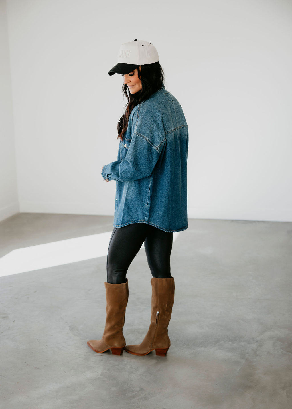 Tati Oversized Denim Shacket