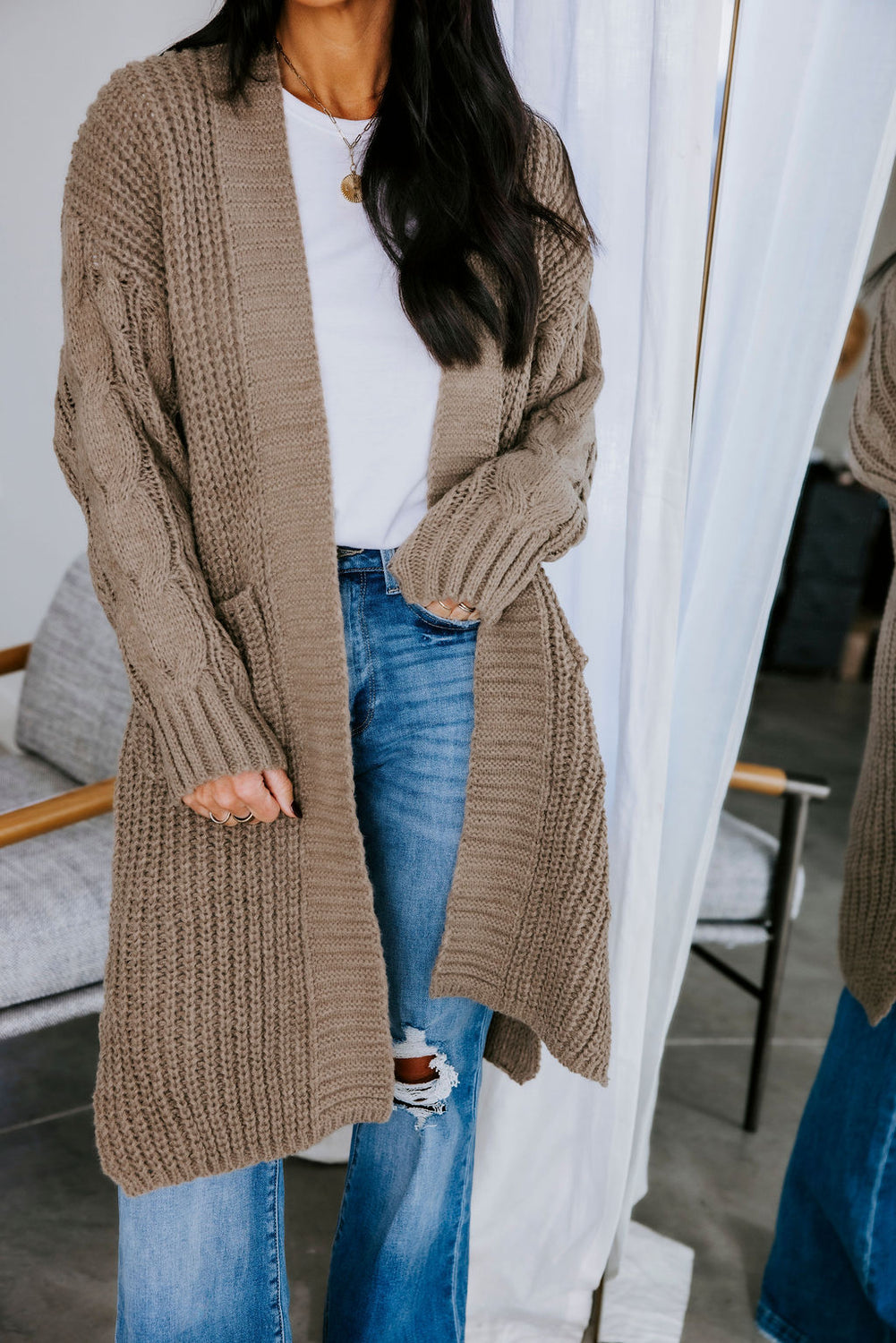 Chadwick Cable Knit Cardigan