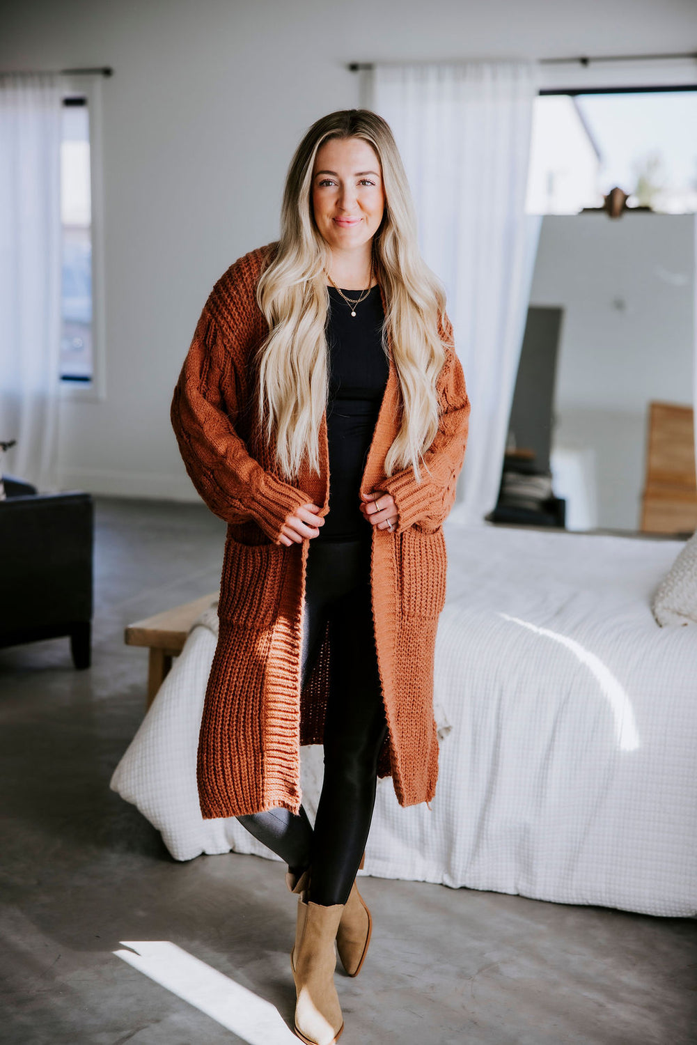Chadwick Cable Knit Cardigan