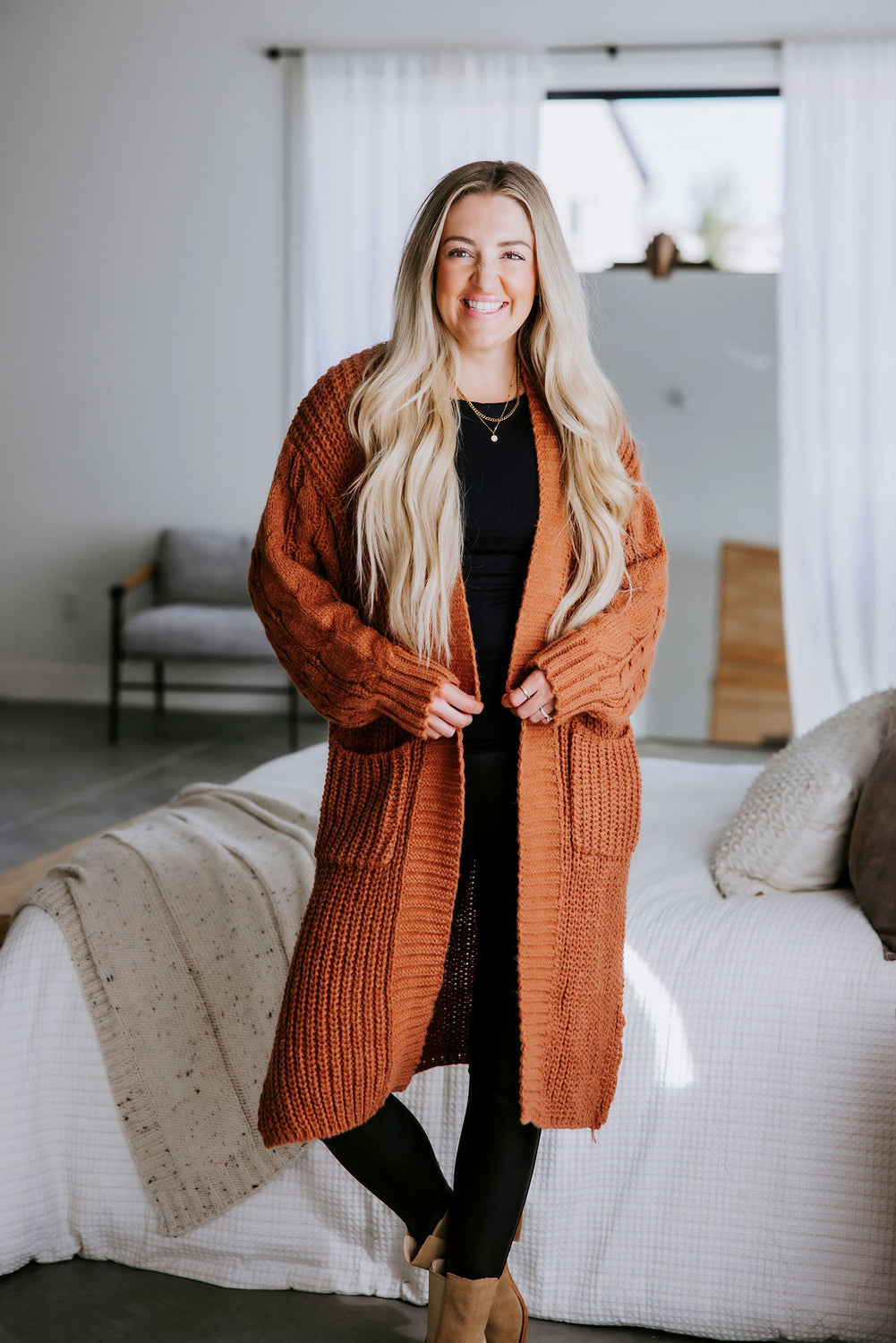 Chadwick Cable Knit Cardigan