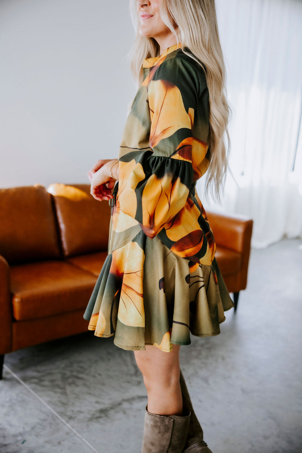 Lauryn Printed Mini Dress