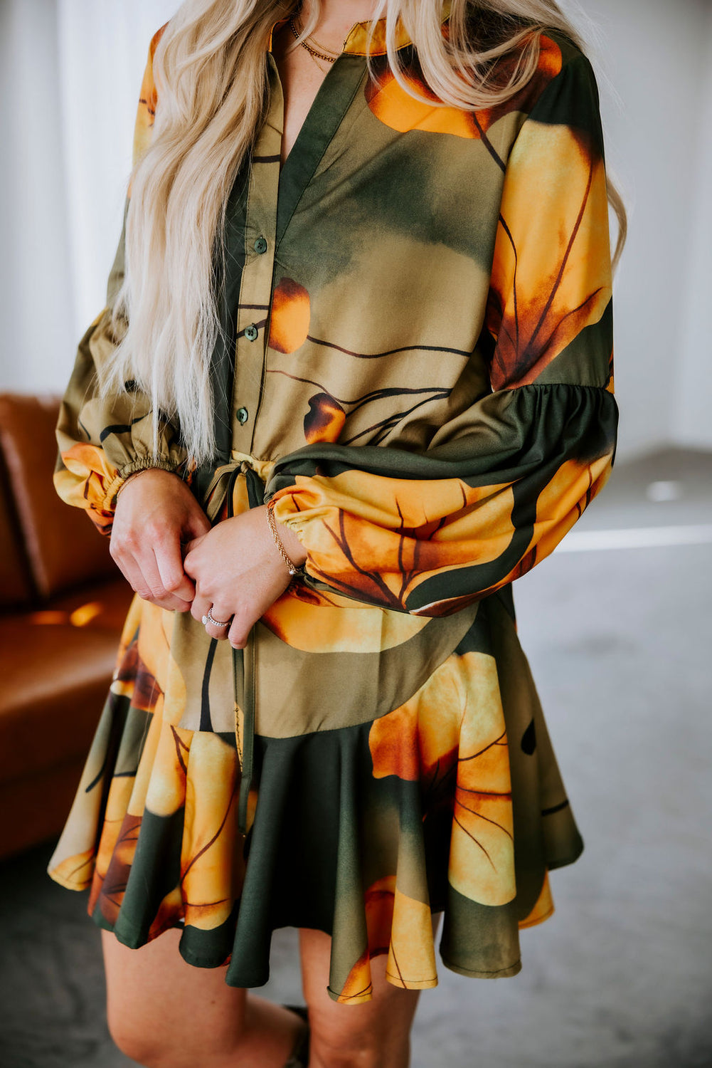 Lauryn Printed Mini Dress