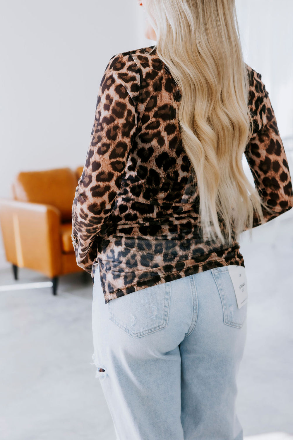 Becky Leopard Print Long Sleeve
