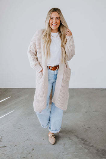 Chadwick Cable Knit Cardigan