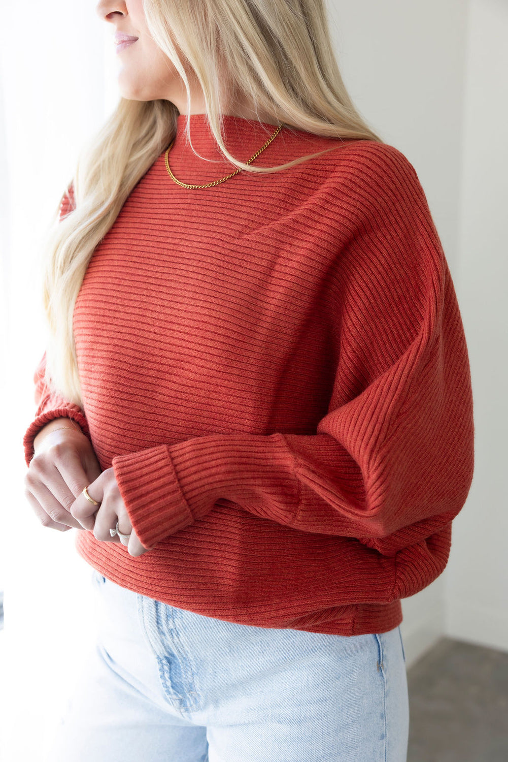 Esther Ribbed Knit Sweater