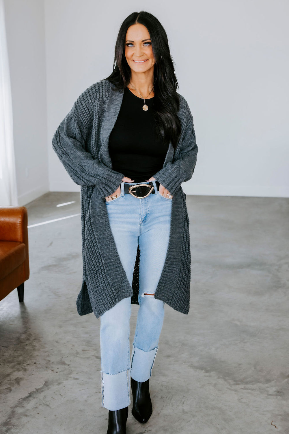 Chadwick Cable Knit Cardigan