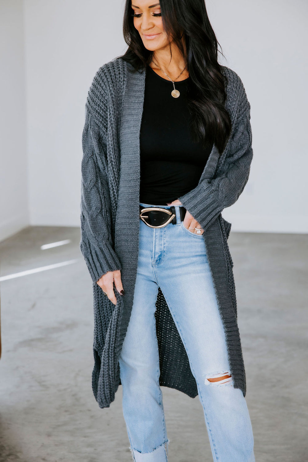 Chadwick Cable Knit Cardigan