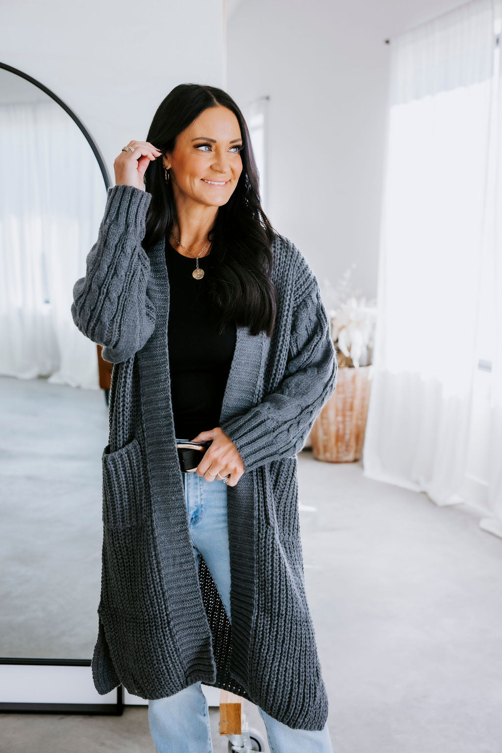 image of Chadwick Cable Knit Cardigan