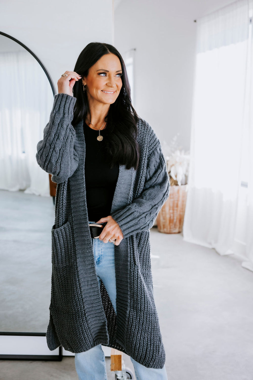 Chadwick Cable Knit Cardigan