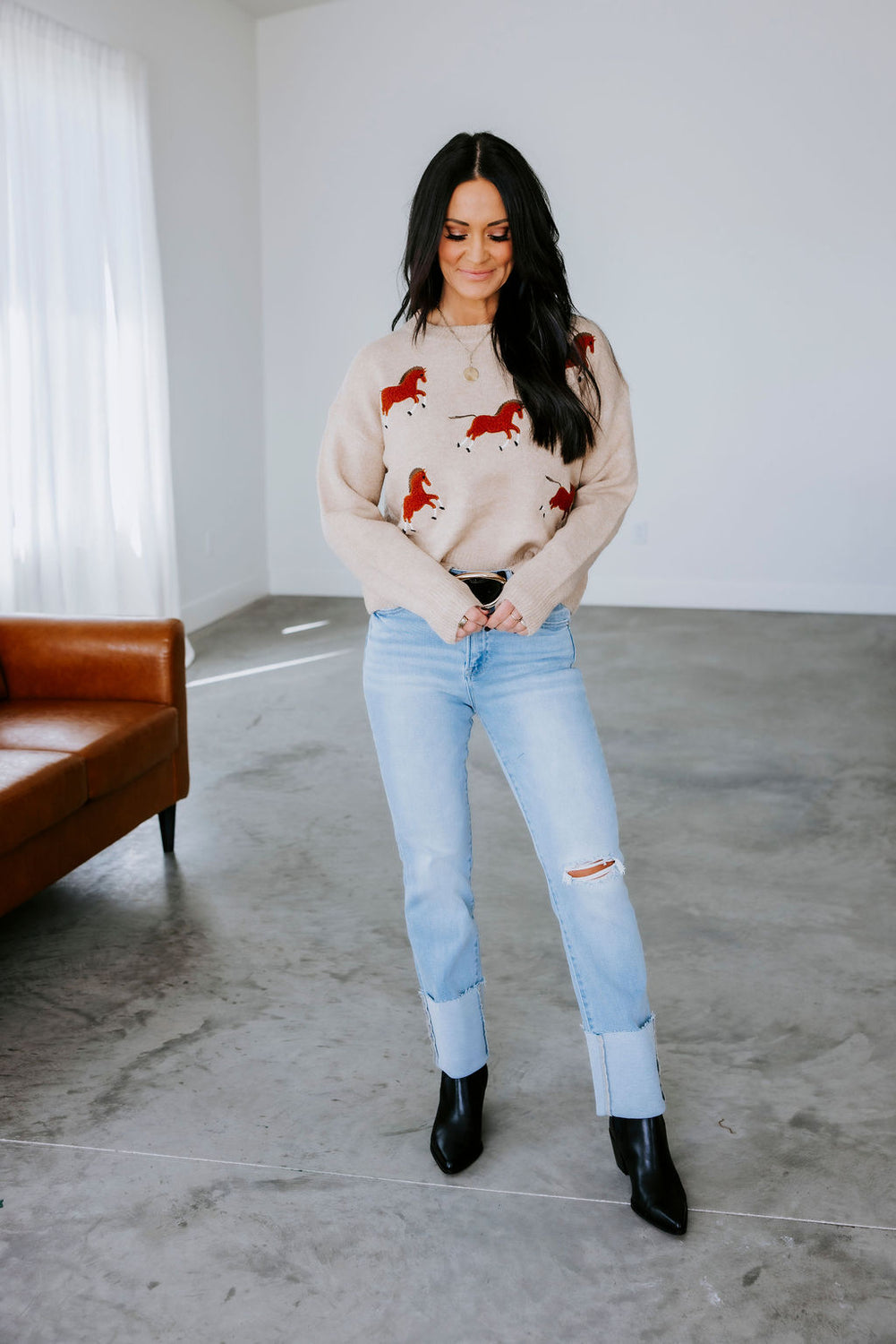 Five Horses Knit Sweater