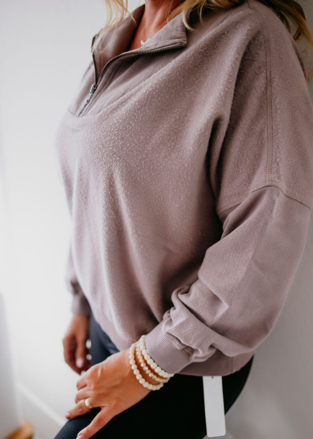 Vonn Half Zip Pullover by Lily and Lottie