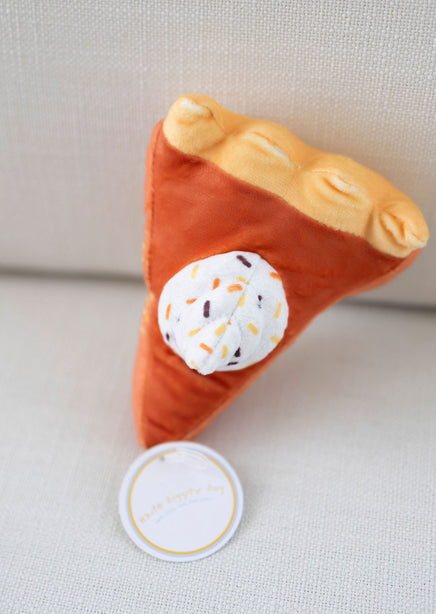 Pumpkin Pie Slice Dog Toy