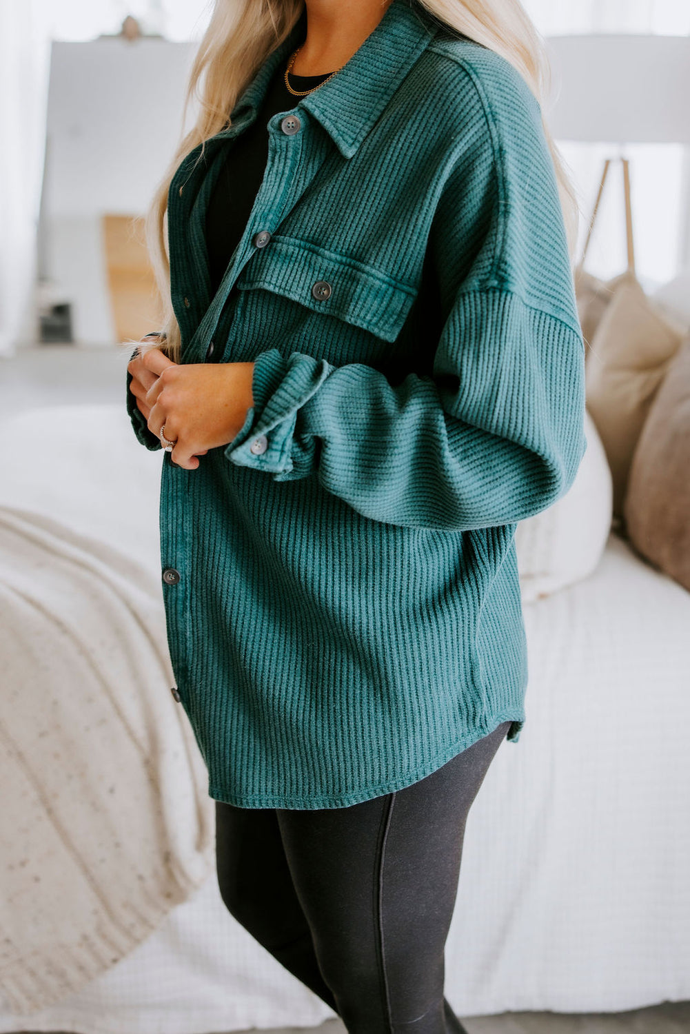 Easy Mode Mineral Wash Shacket