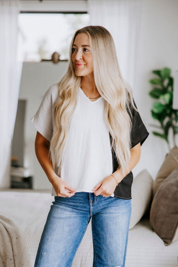 Kendlyn Colorblock Top