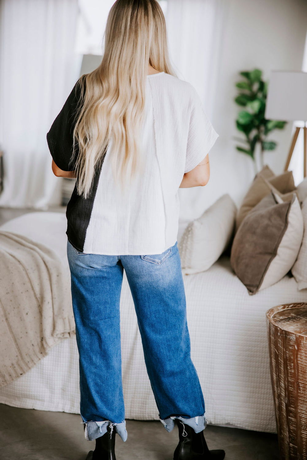 Kendlyn Colorblock Top