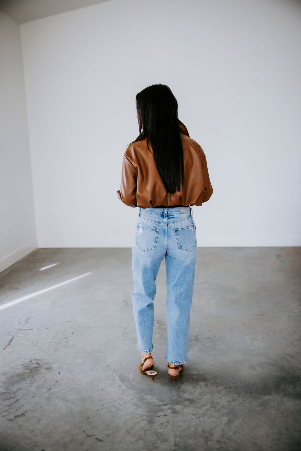 Brekan Faux Leather Jacket