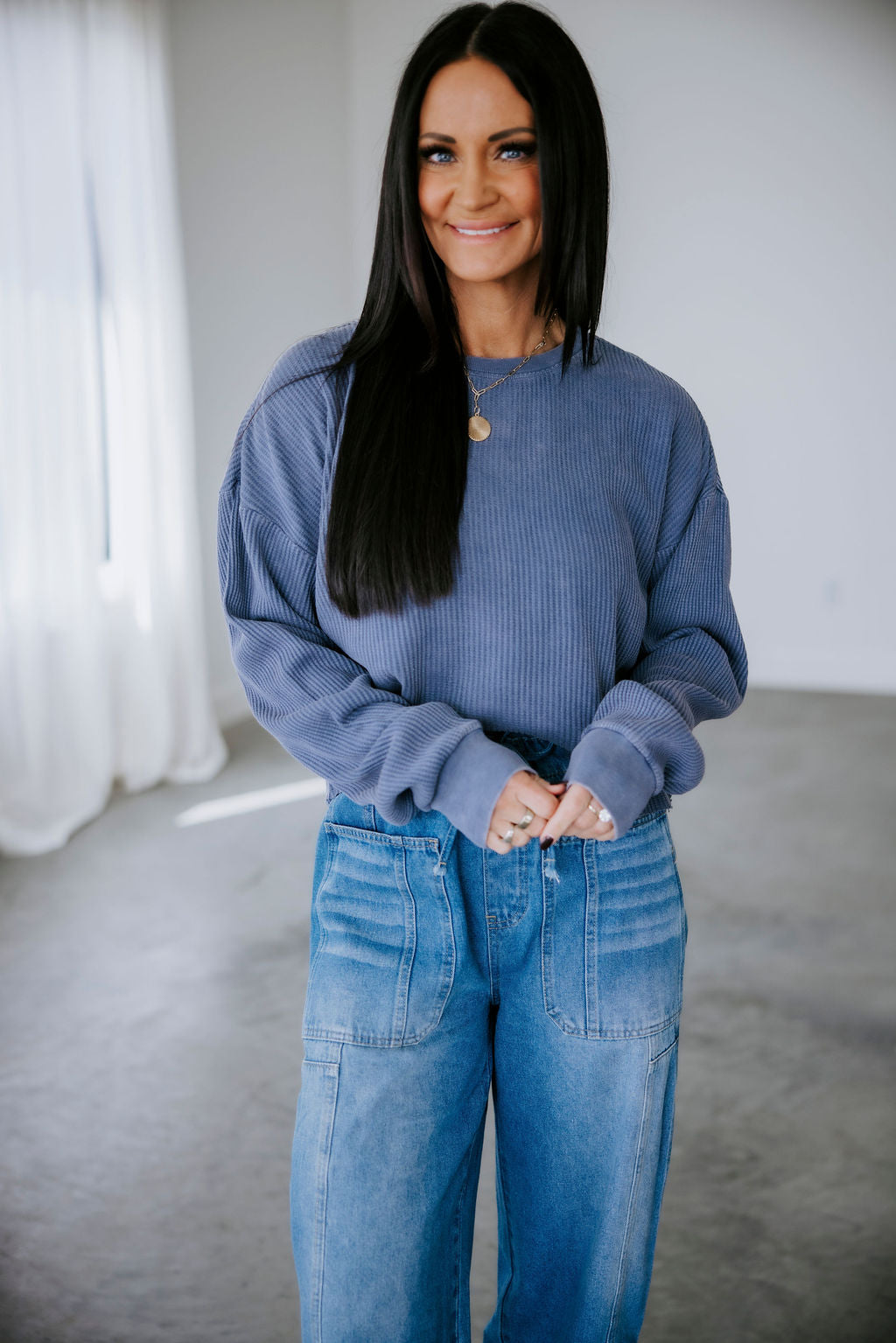 image of Espen Waffle Knit Top