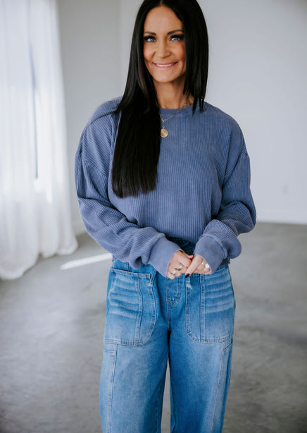 Espen Waffle Knit Top product view