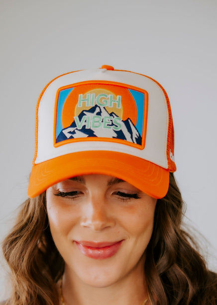 High Vibes Trucker Hat product view