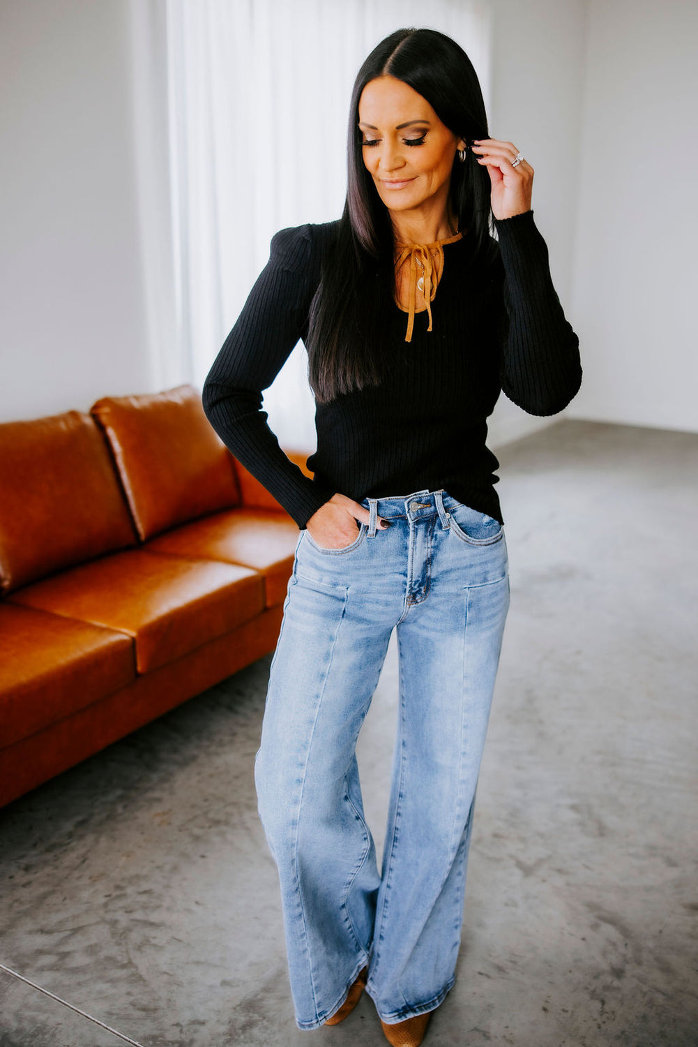 Terry Knit Long Sleeve