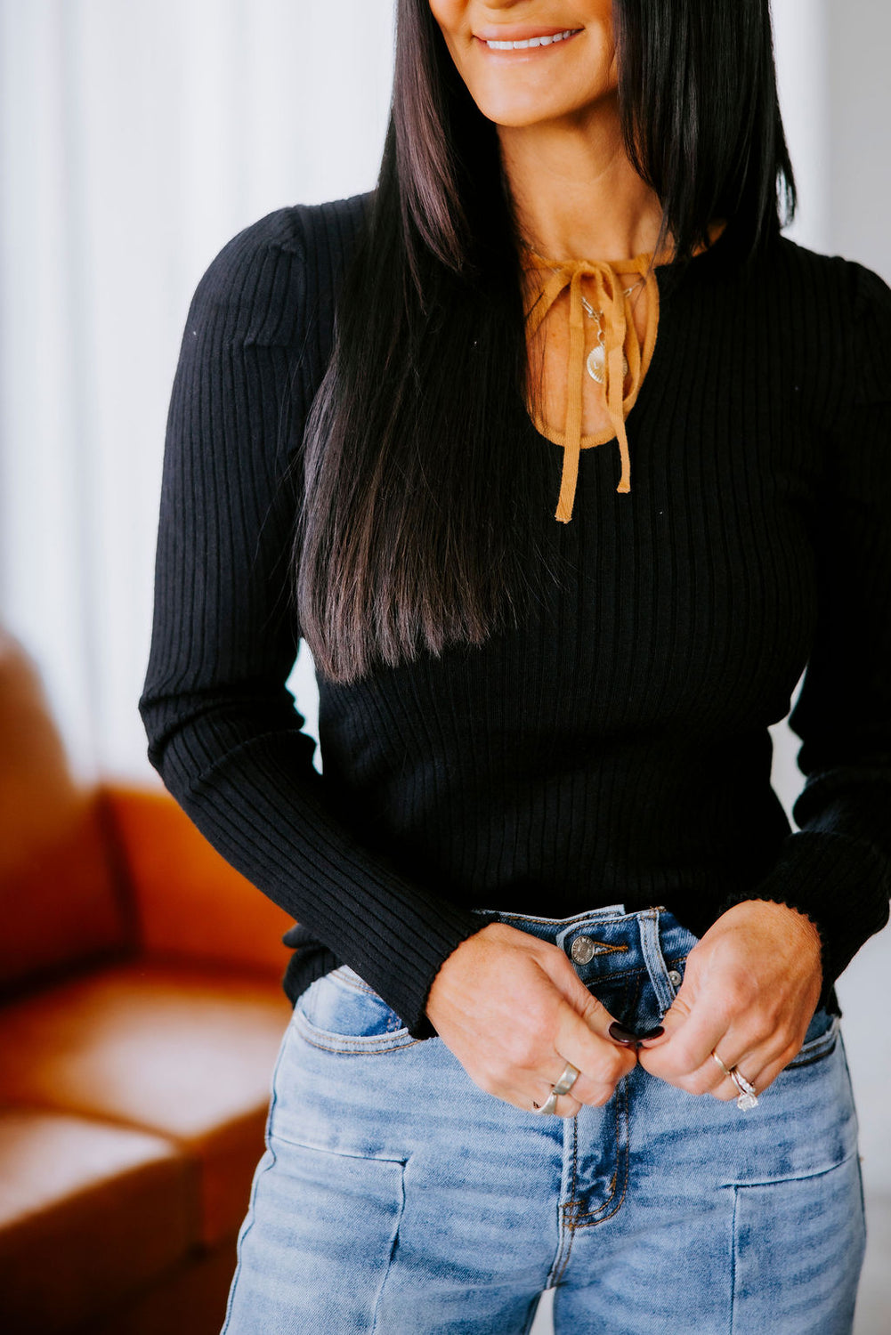 Terry Knit Long Sleeve