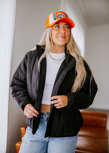Tarik Quilted Puffer Jacket product view