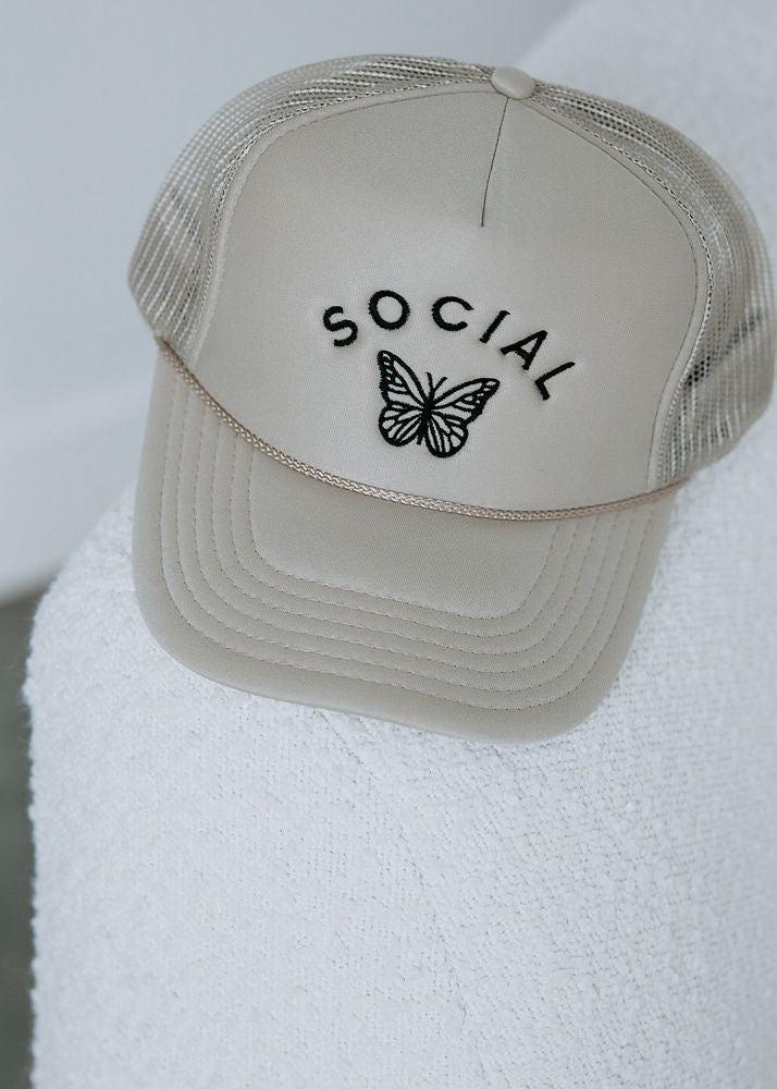 Social Butterfly Trucker Hat