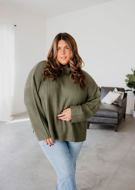 Bonnie Fold Over Sweater by Lily & Lottie