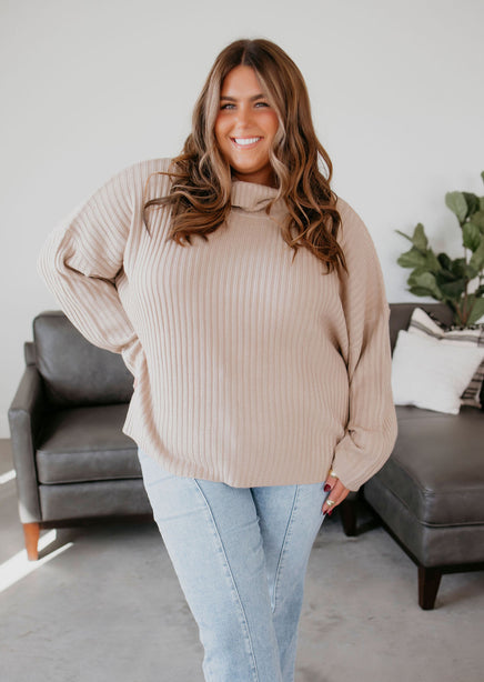 Bonnie Fold Over Sweater by Lily & Lottie