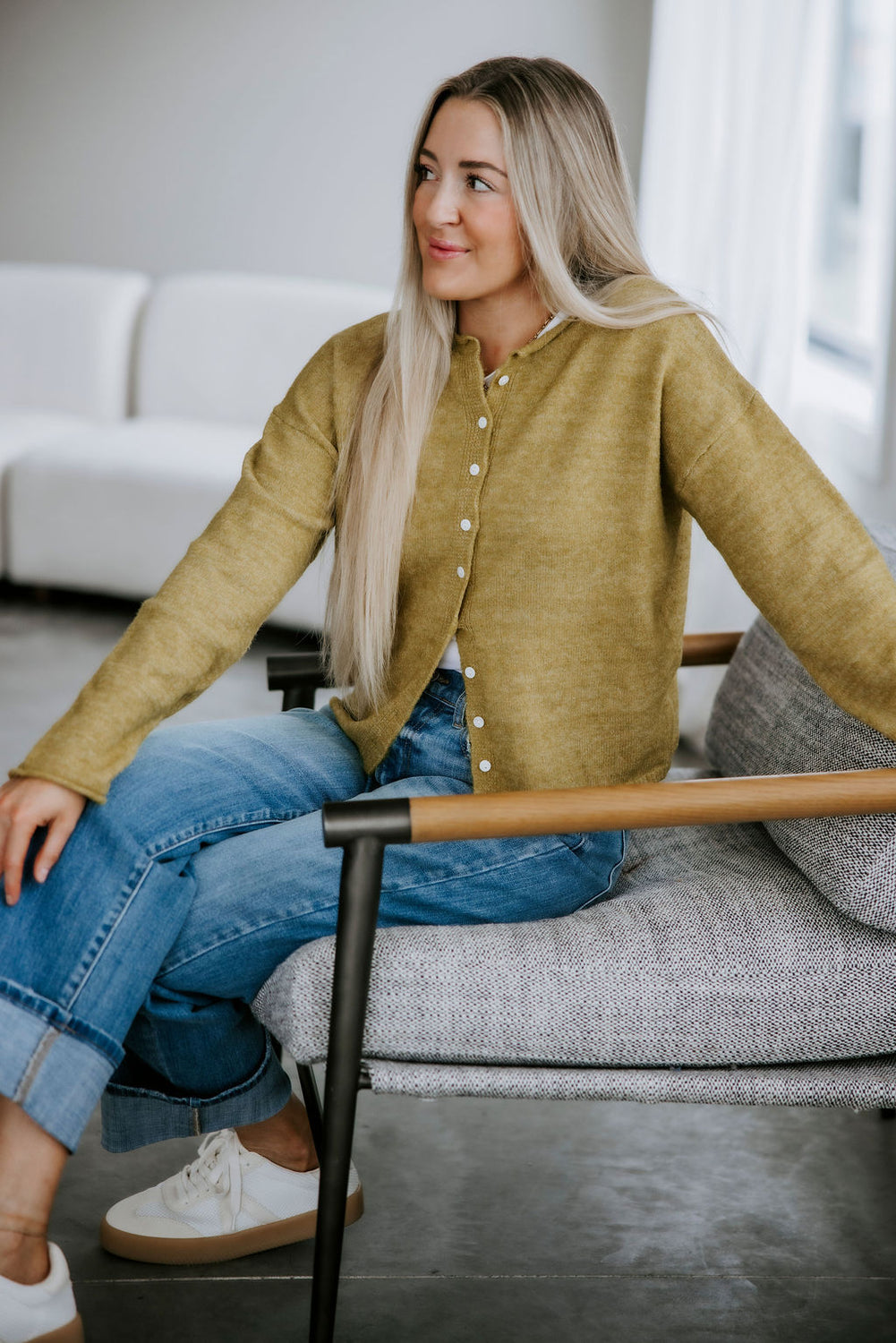 Soft Start Button Down Cardigan